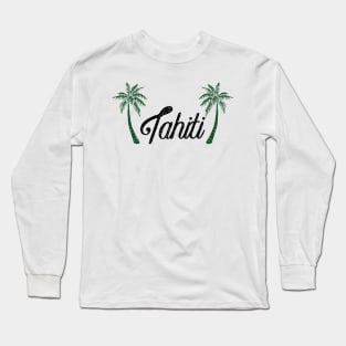 Tahiti island french polynesia Long Sleeve T-Shirt